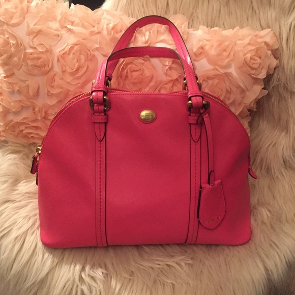 Pink Coach Purse - Picture 1 of 6